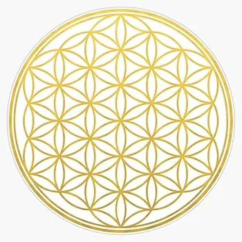 Fleur de Vie autocollante Permanente 28cm