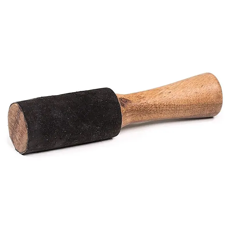Bâton bol chantant peau chamois noir