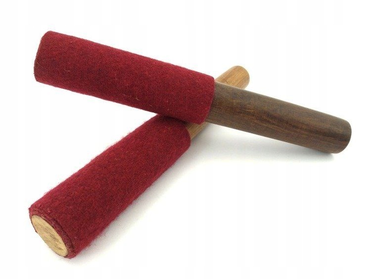 Bâton feutre de laine bol chantant M