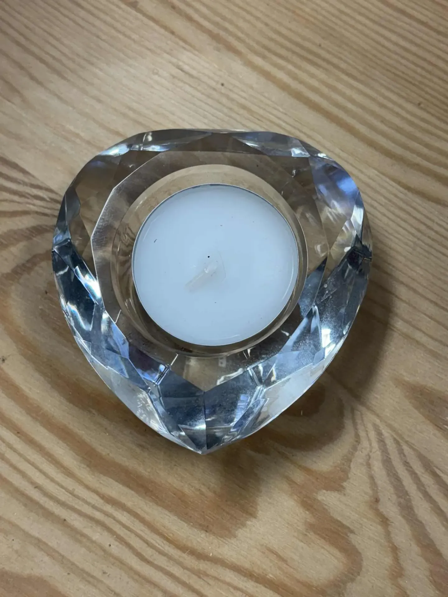 [BG022] Bougeoir cristal cœur