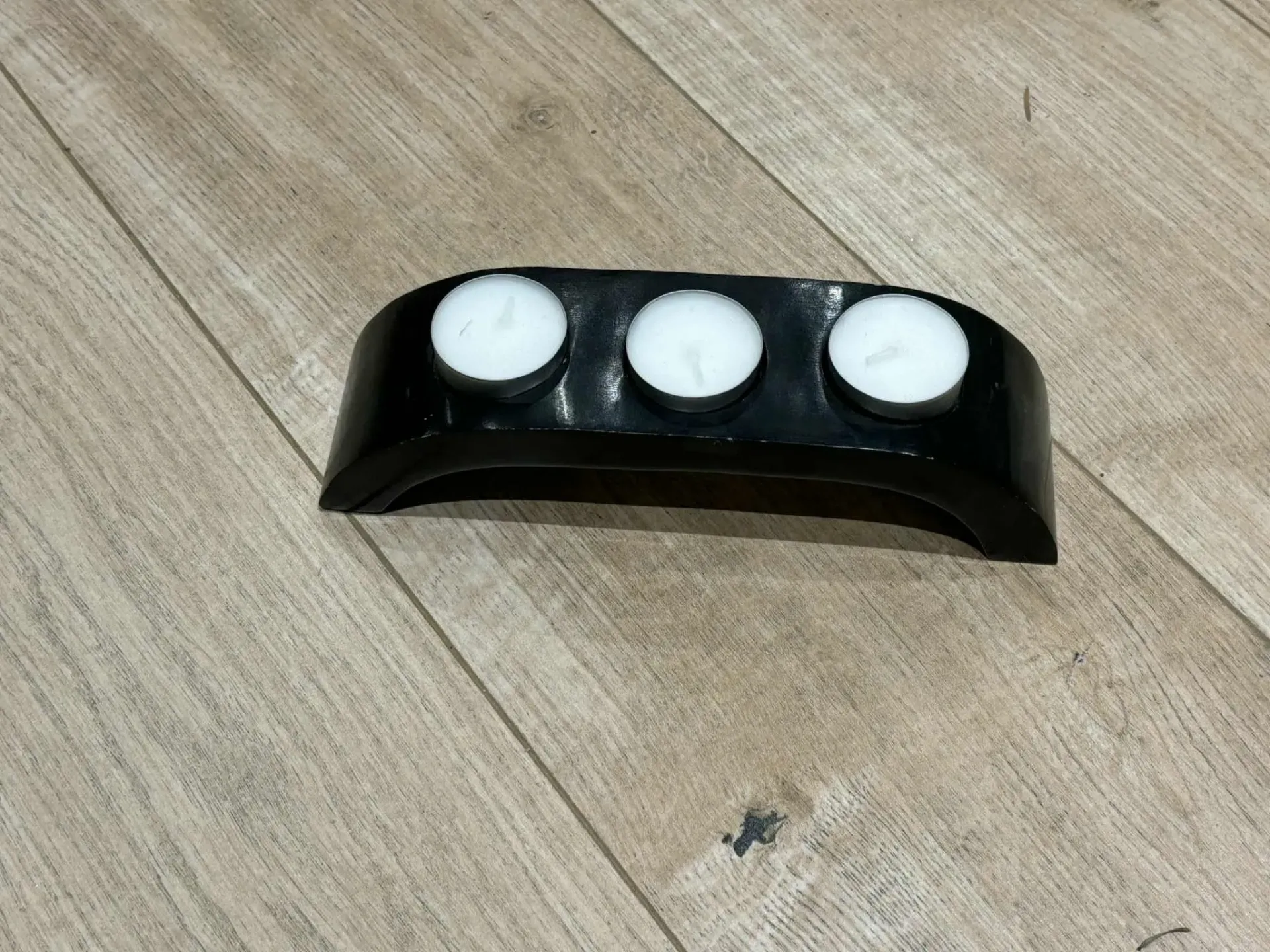 [BG024] Bougeoir 3 bougies en pierre