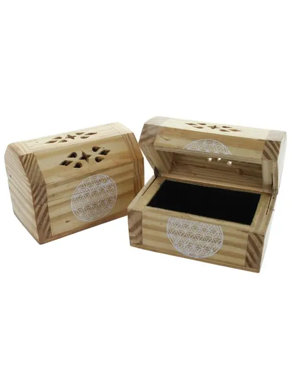 Boîte à bijoux en bois