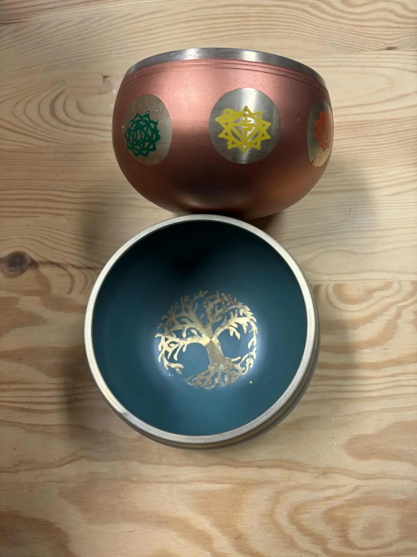 [BOL003] Bol chantant arbre de vie coloré