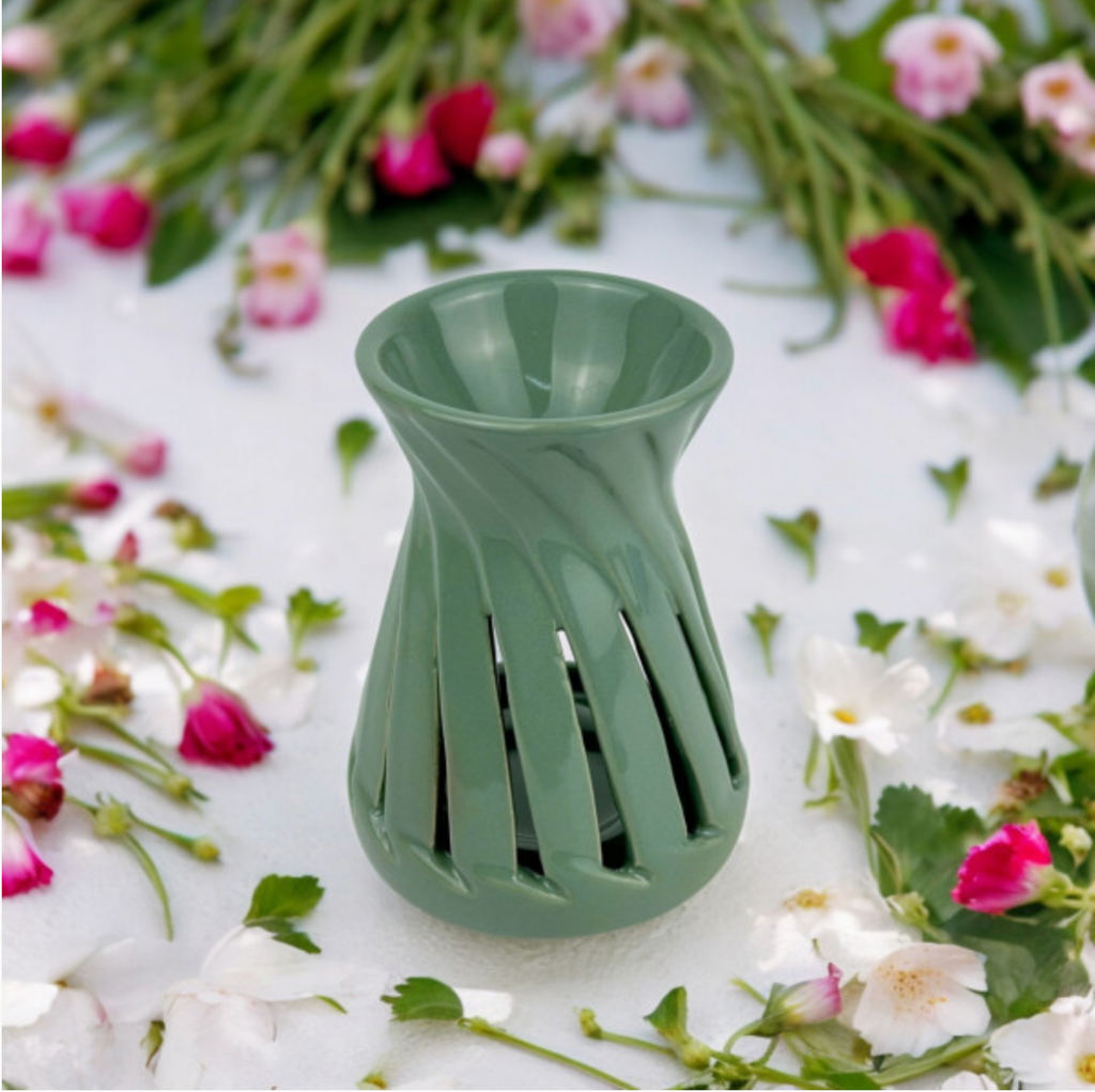 [BRU018] Brûle parfum céramique vert