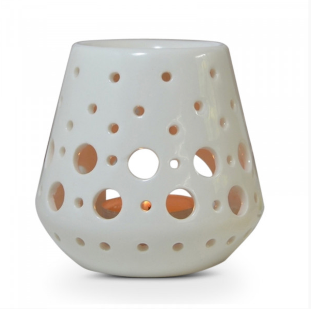 Brûle parfum céramique blanc