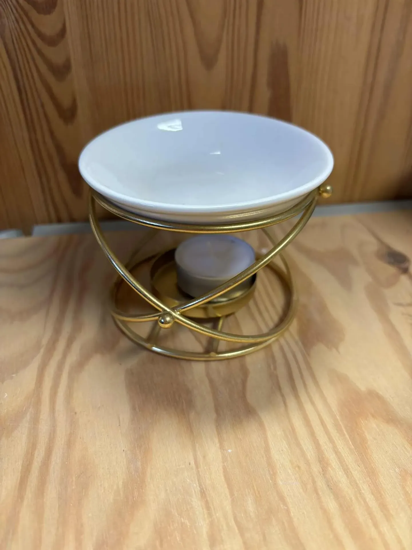 [BRU012] Brûle parfum céramique et métal