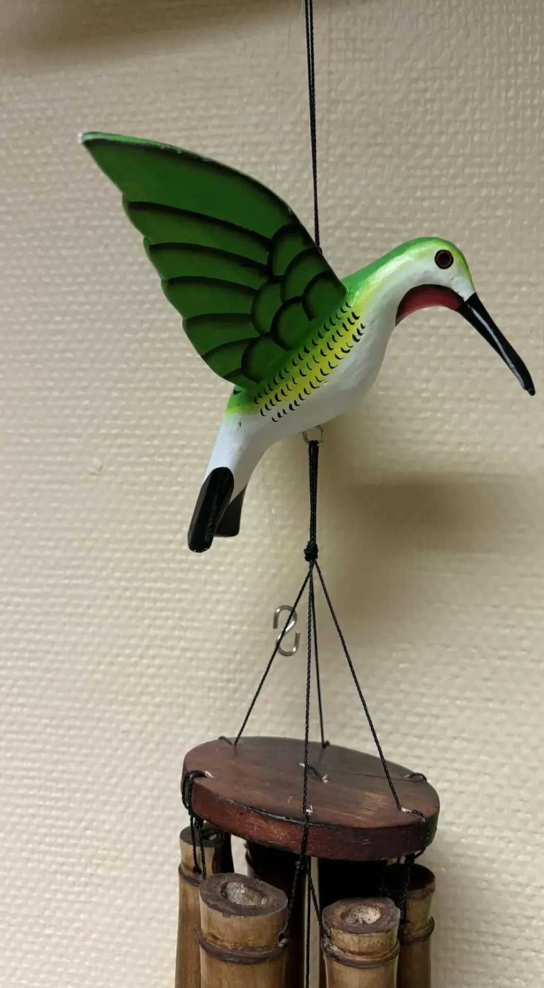 Carillon Colibri bambou