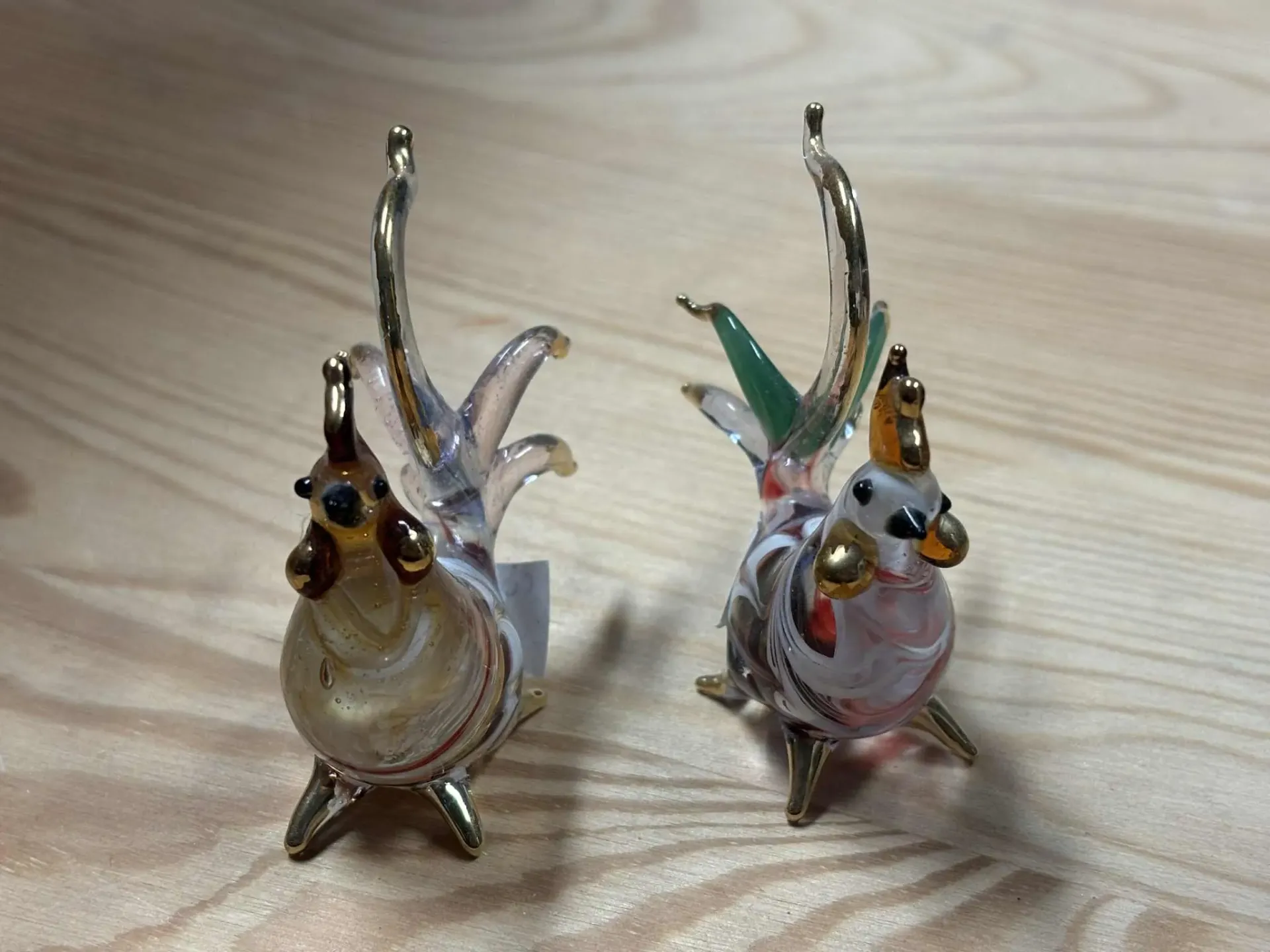 [COQ001-1] Coq  en verre coloré