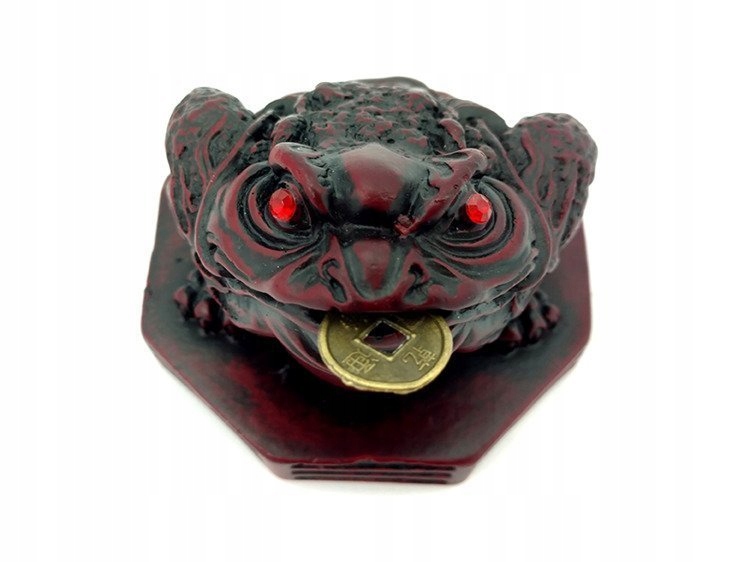 Crapaud à 3 pattes rouge