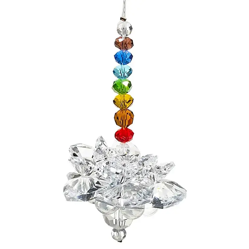 Mobile cristal Feng Shui lotus & chakra