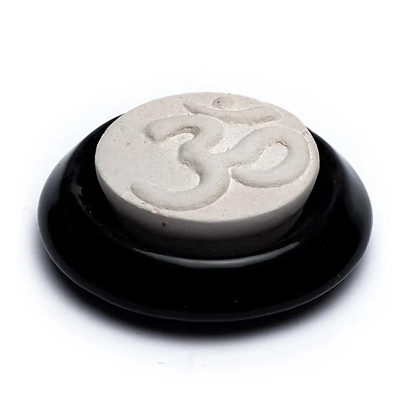 [DIF001-1] Diffuseur en pierre aromatique Om noire