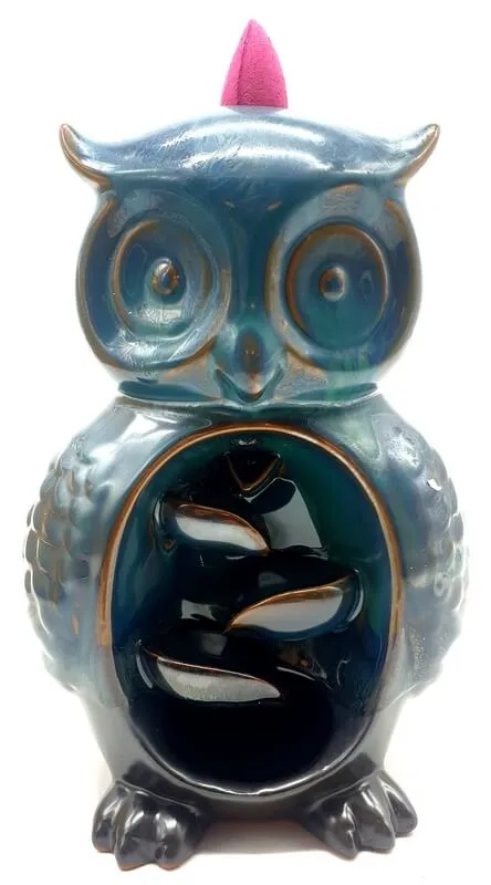 Fontaine à encens hibou