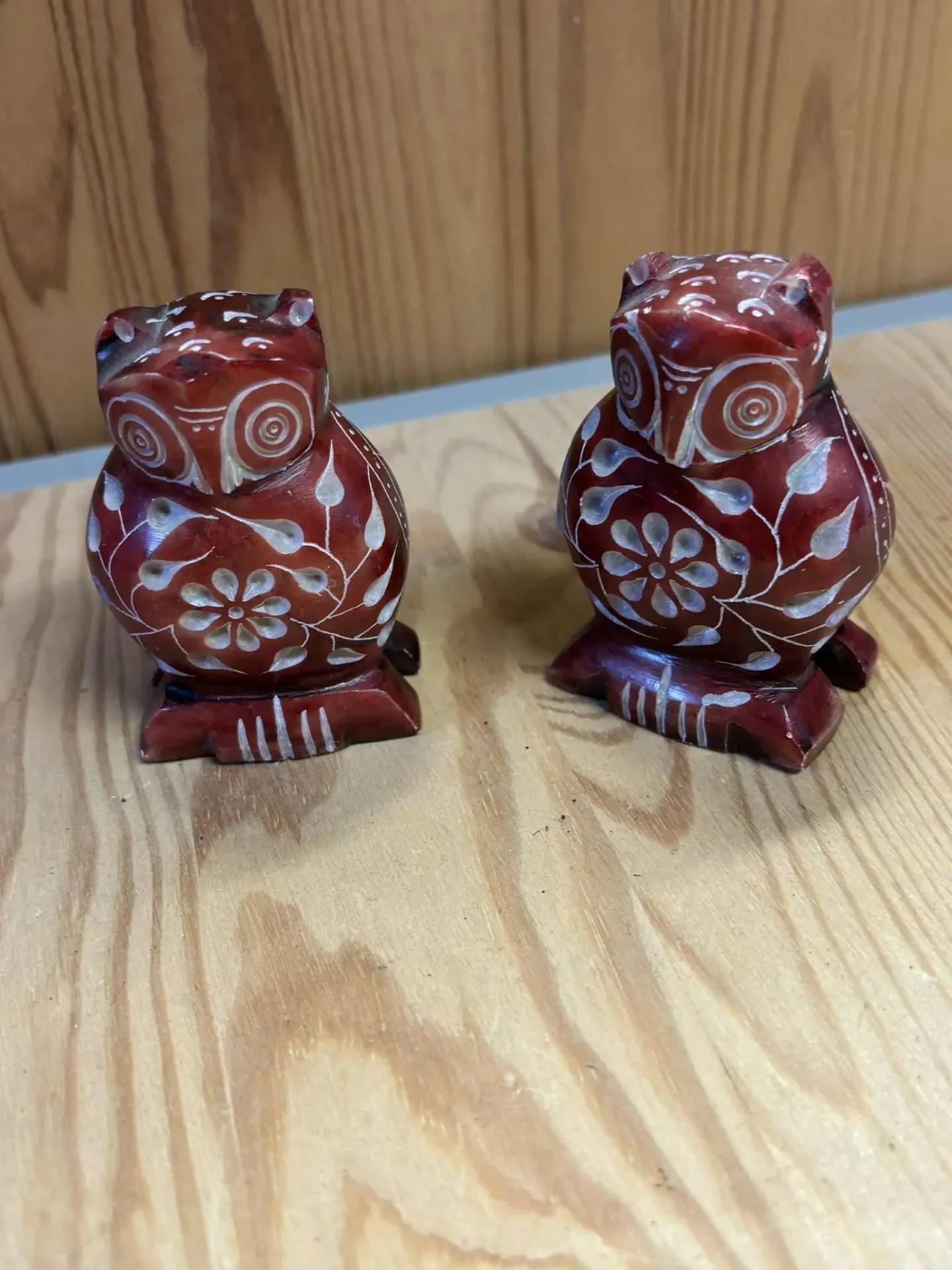 [HIB006] Hibou en pierre de savon