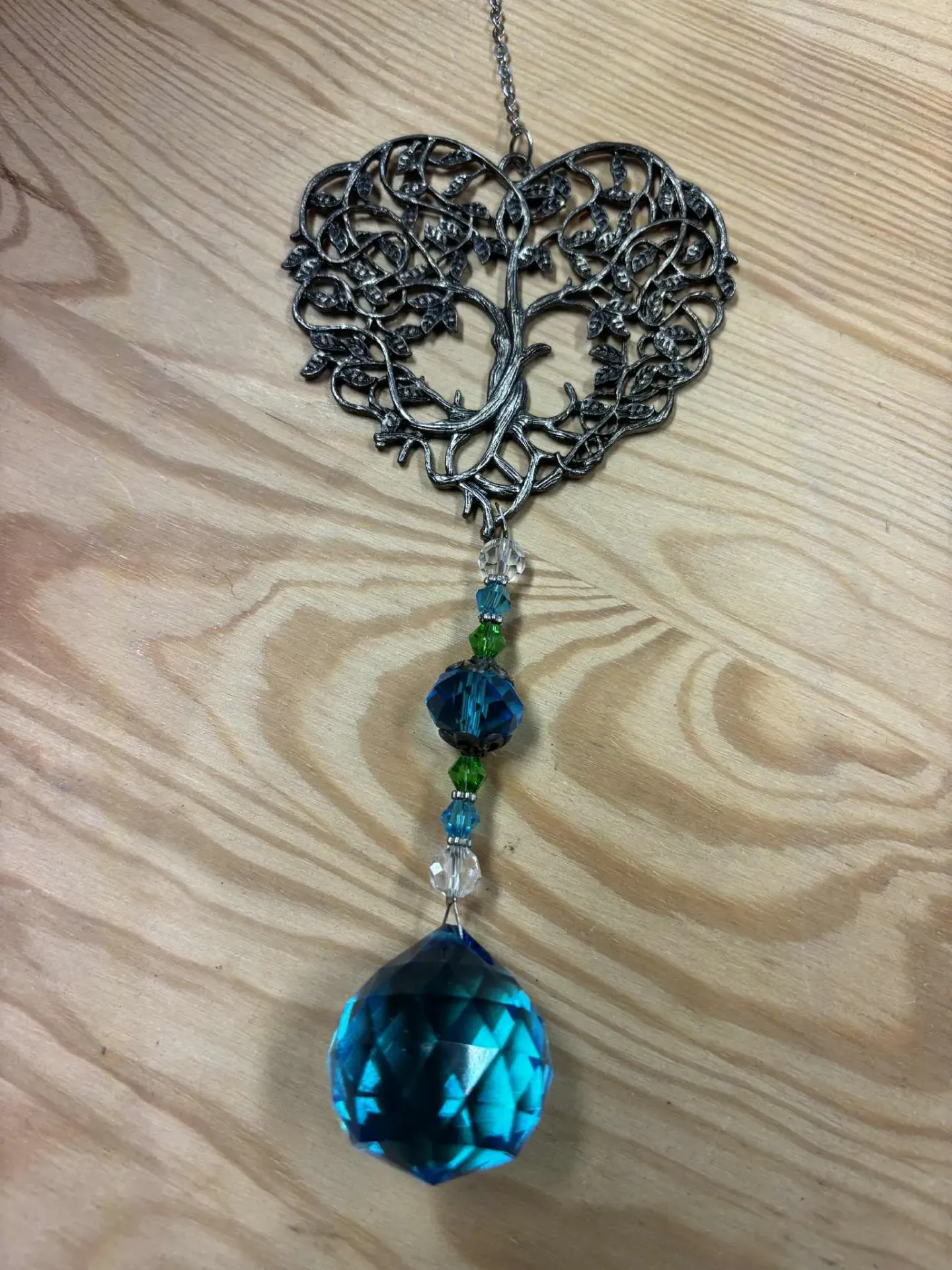 [MOB017-1] Mobile arbre de vie cristal bleu