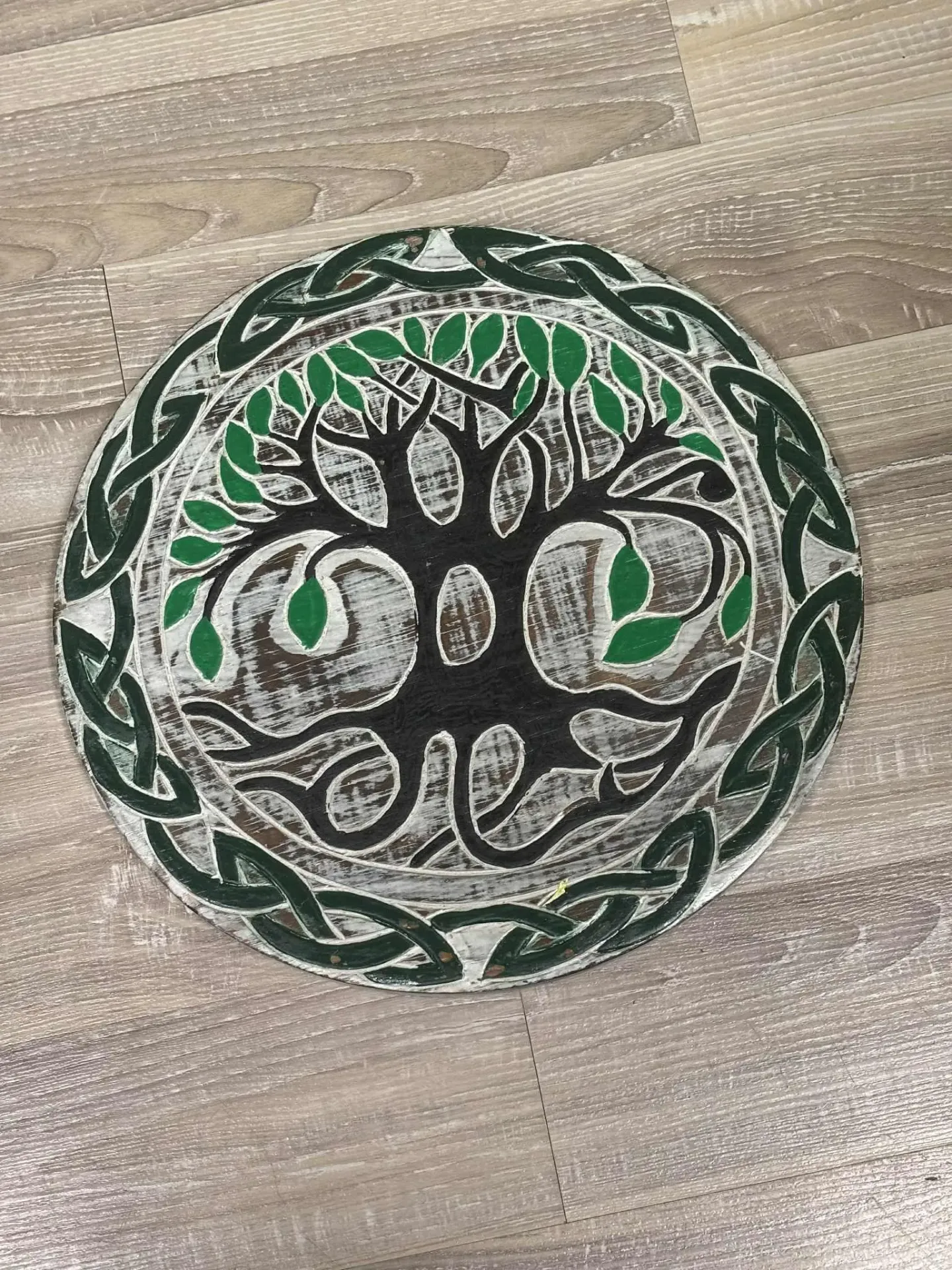 Panneau arbre de vie en bois