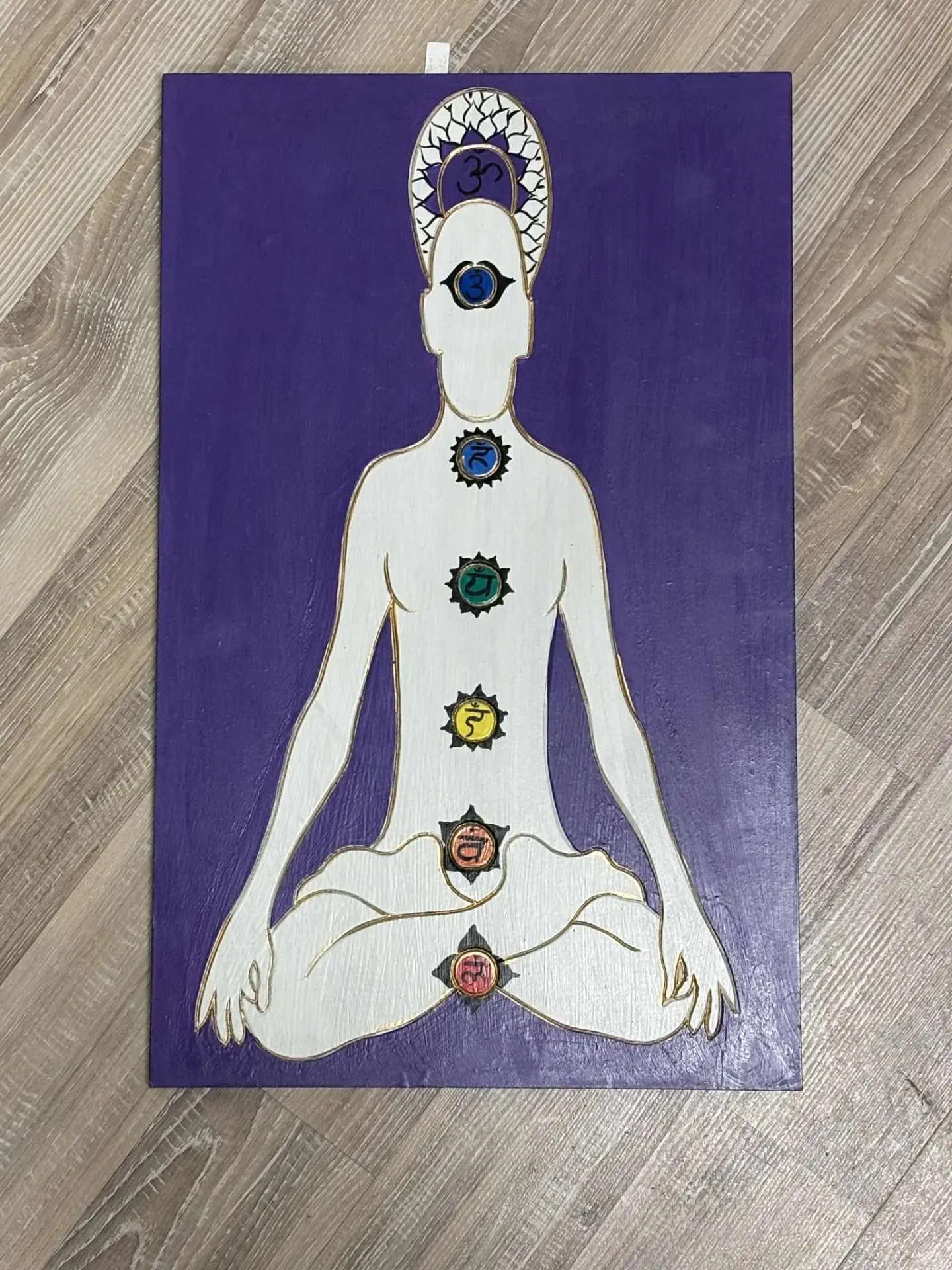 Panneau Bouddha & Chakras