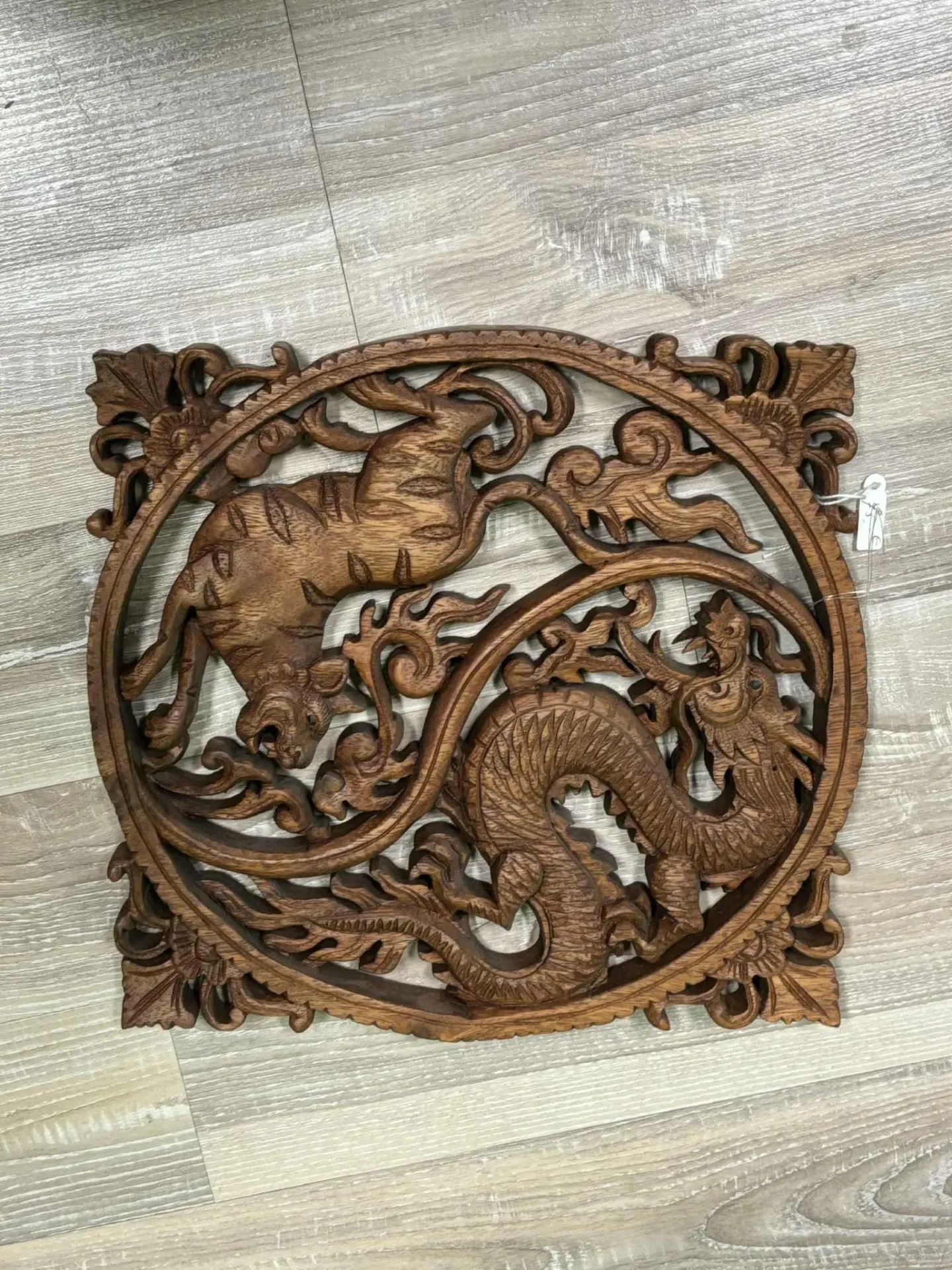 Panneau Dragon & tigre