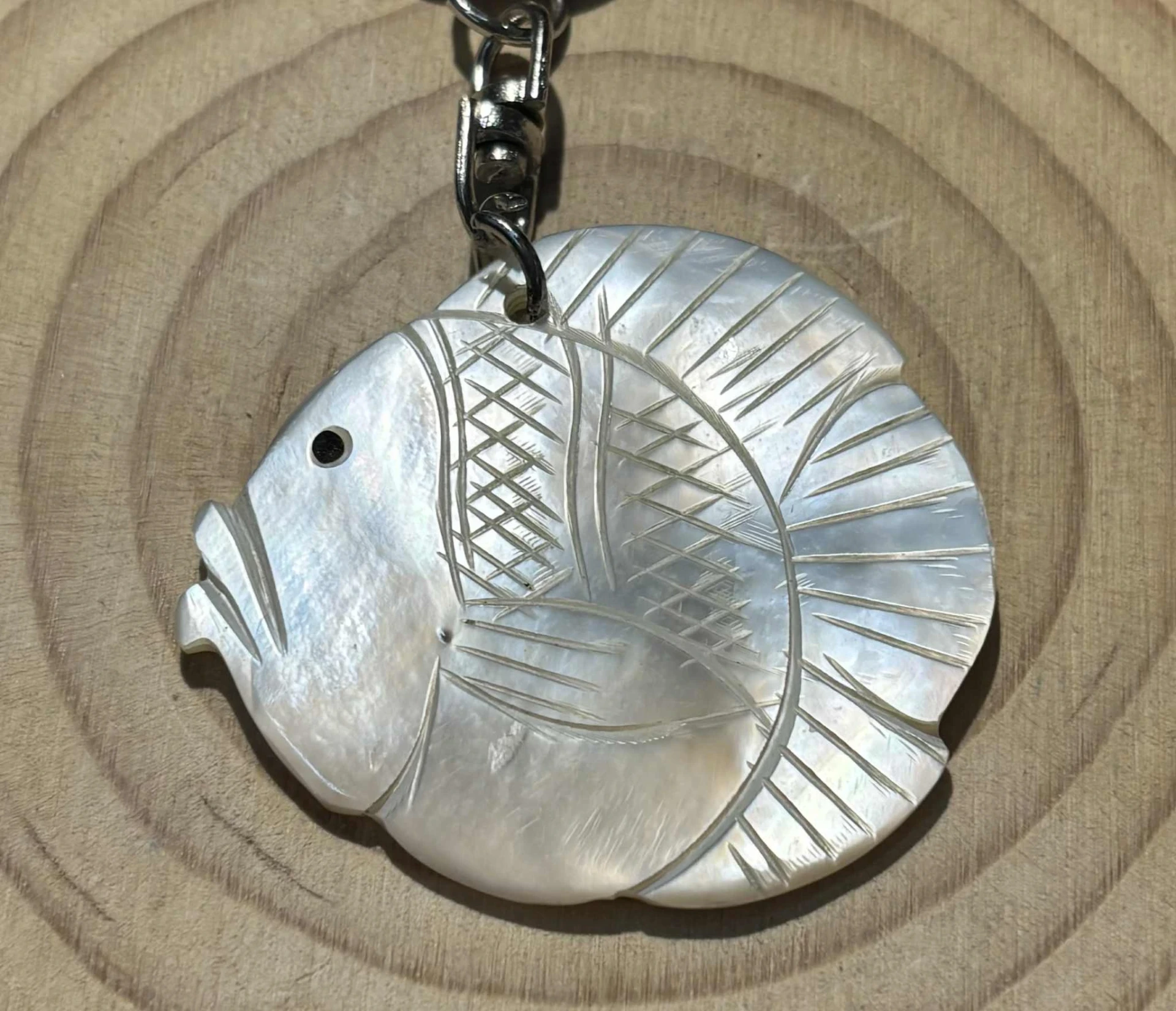 Porte-clés en Nacre