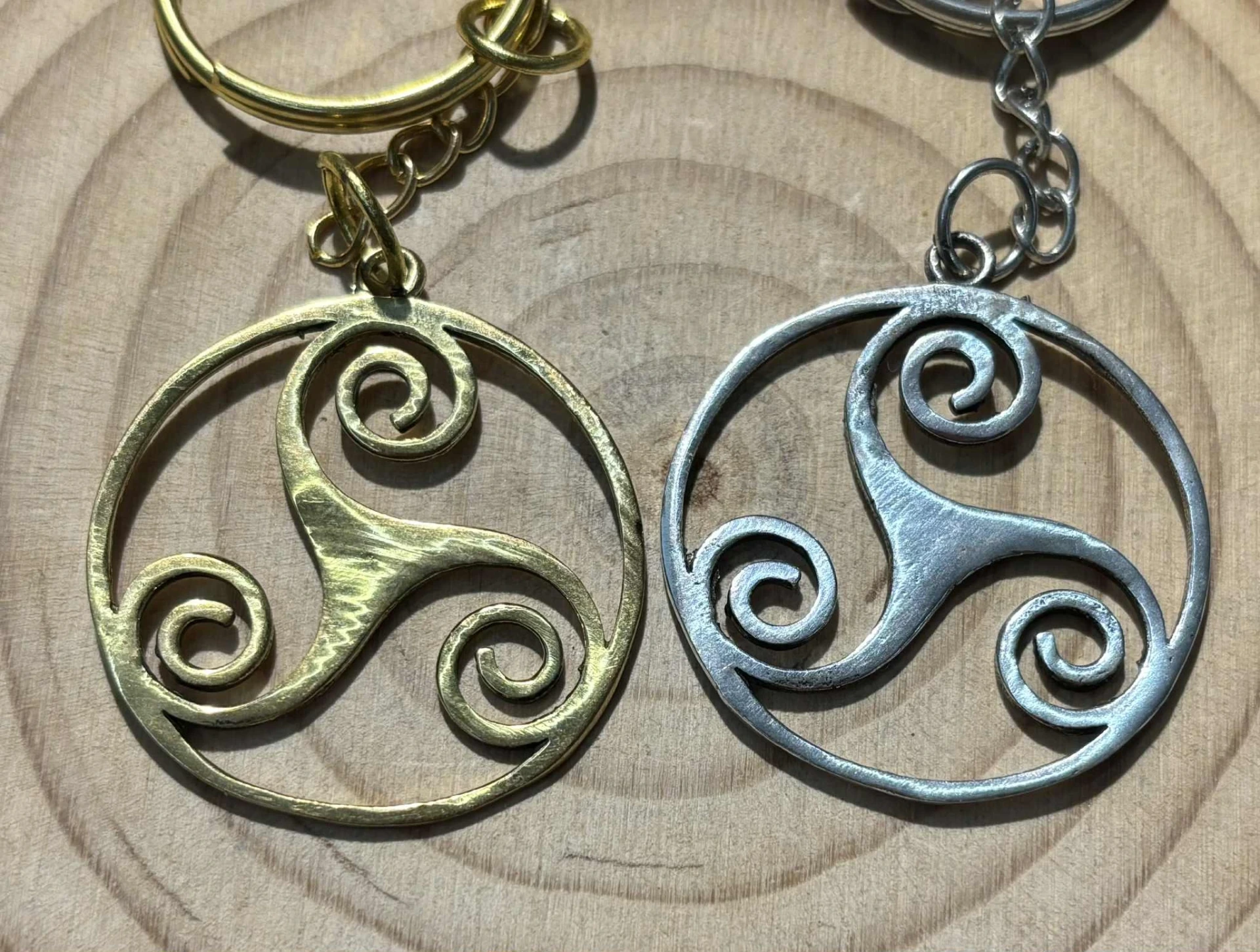 Porte-clés Triskèle métal