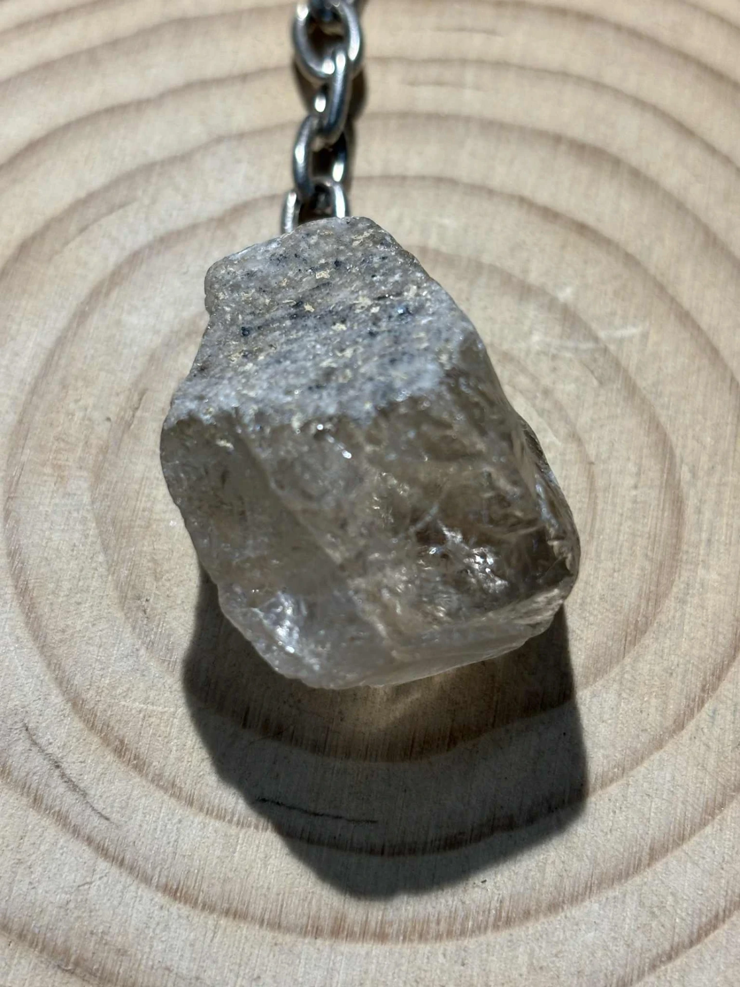 Porte-clés Quartz Fumé brut