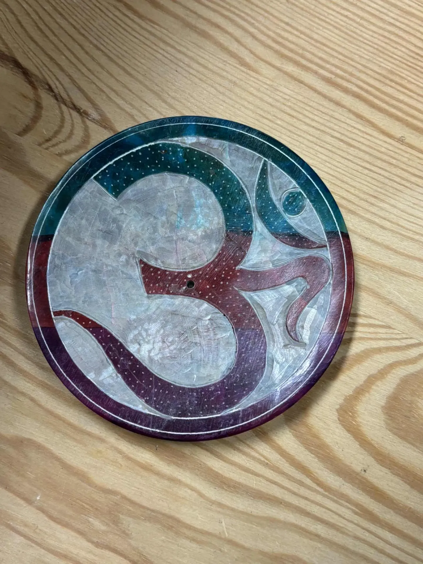 [PE049] Porte encens Om en pierre de savon