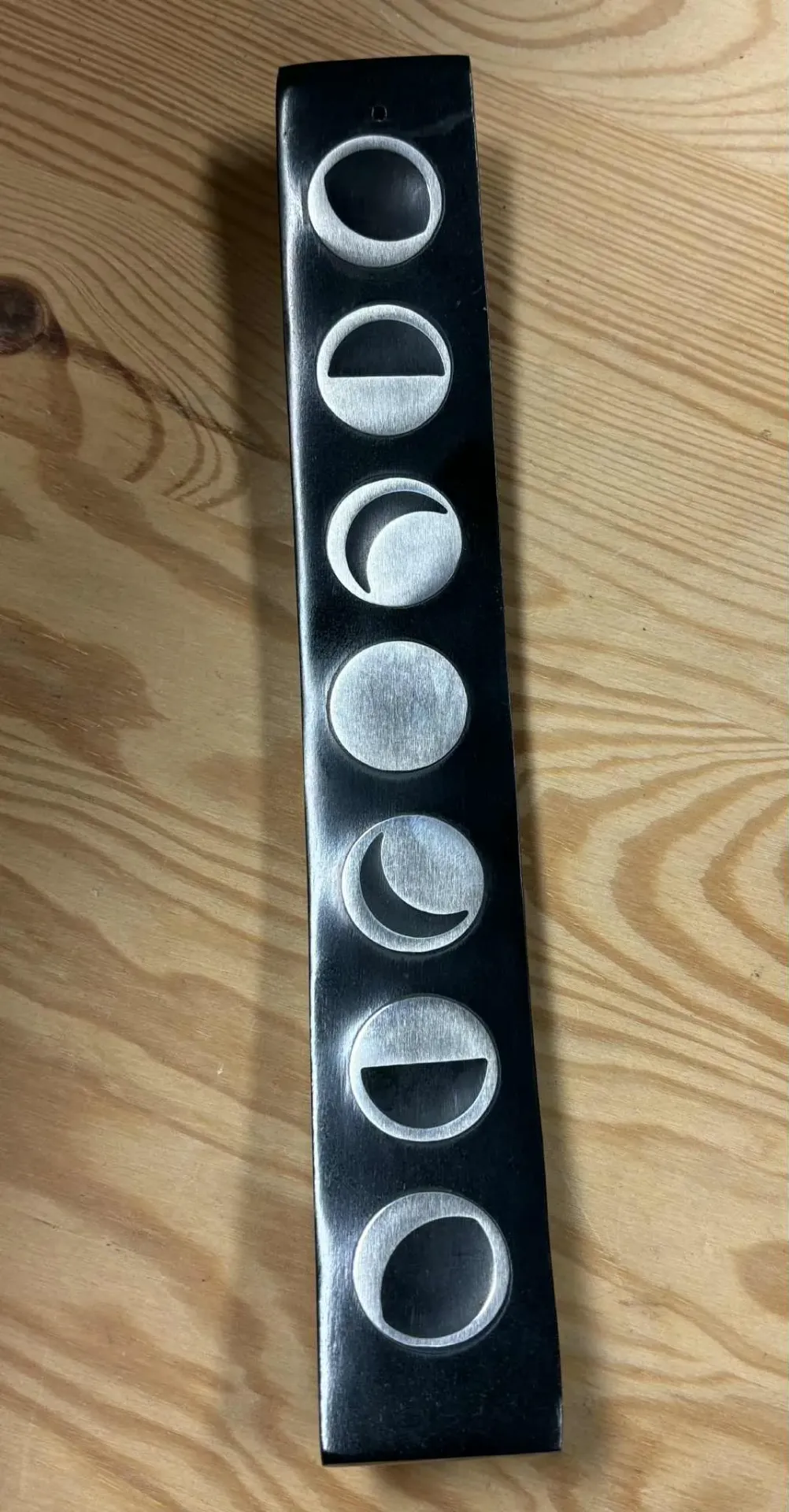 Porte encens lunes en pierre de savon