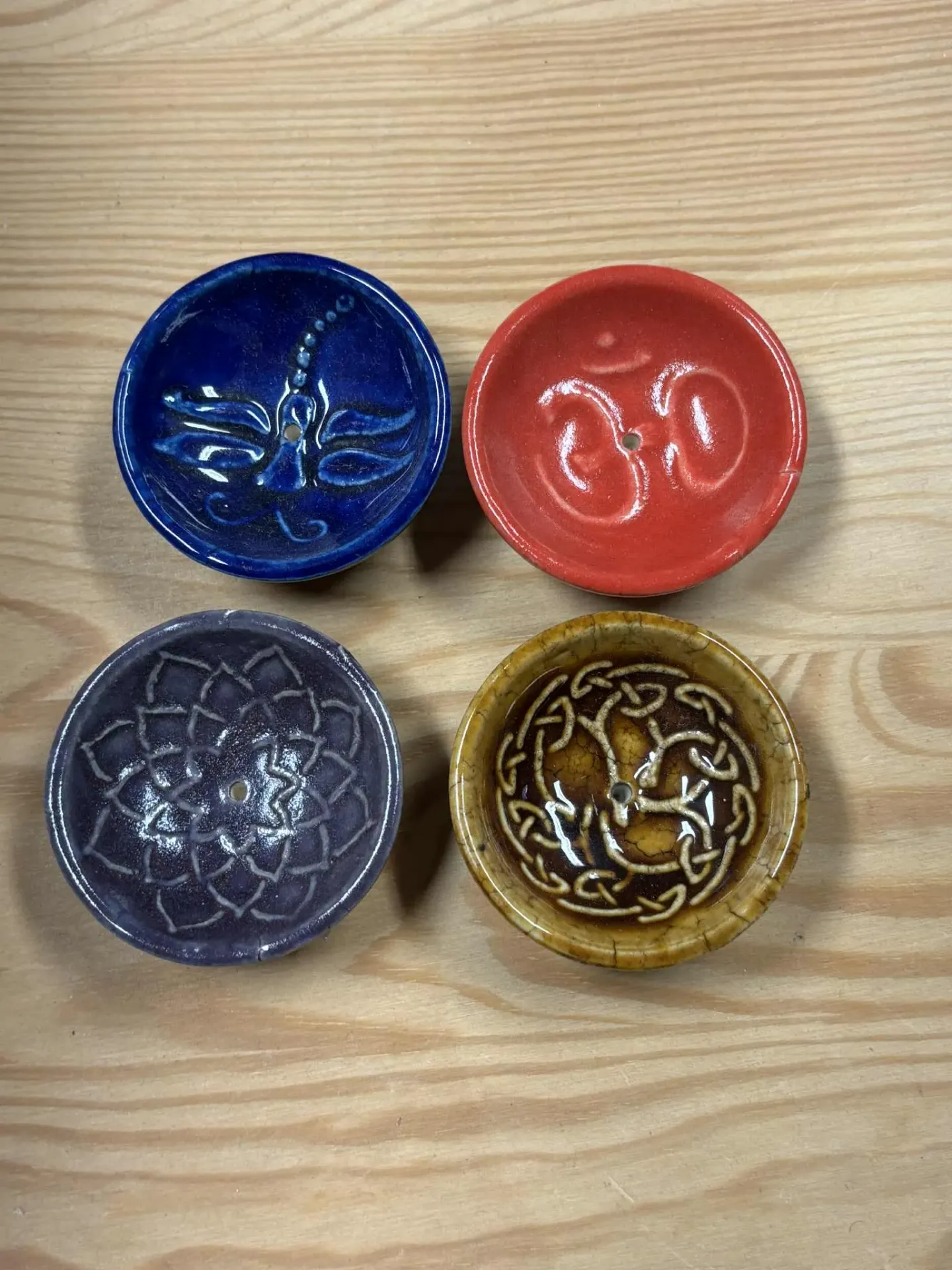 Porte encens céramique