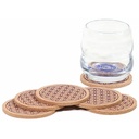 Sous verre fleur de vie en liège lot