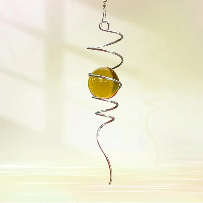 Spirale avec boule cristal