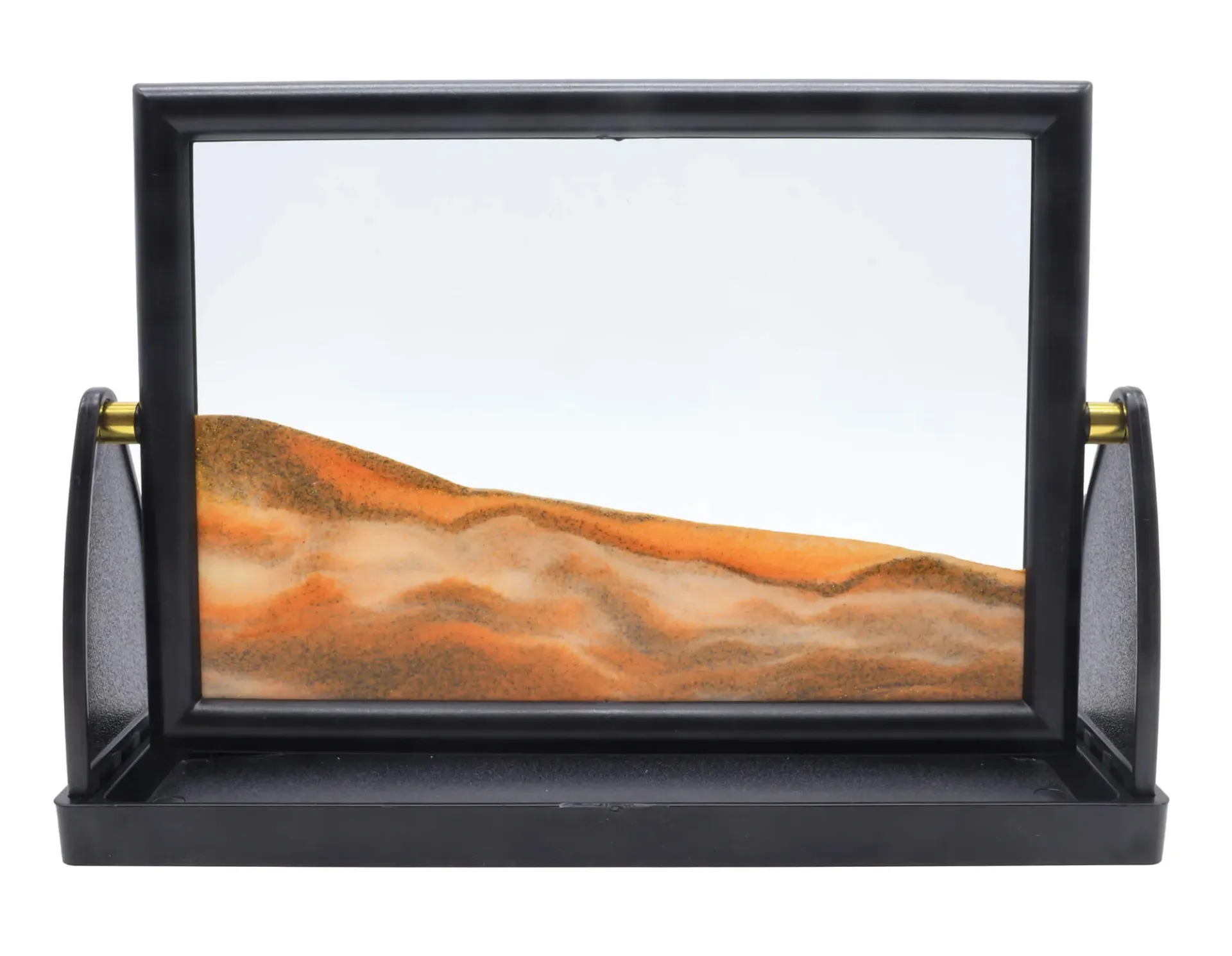 Tableau Sable Mouvant Réversible orange