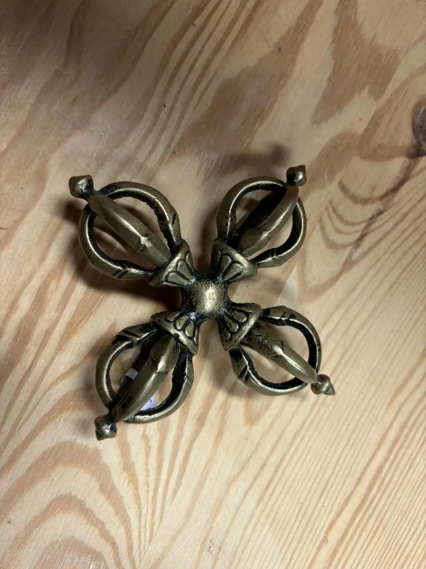 [DORJE04] Vasjra Dorje double en bronze