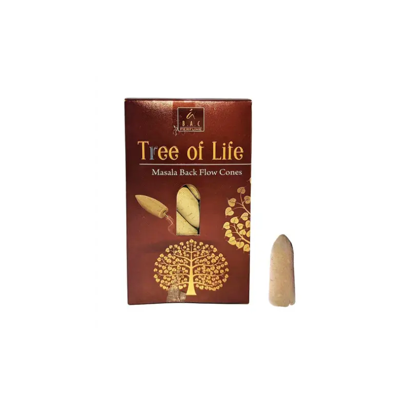 [ENCB010] Encens Arbre de vie black flower Balaji