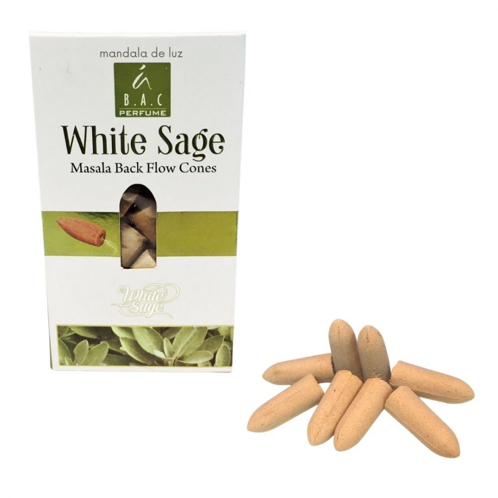 Encens black flower Balaji Sauge blanche