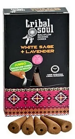 [ENCB014] Encens Sauge blanche & Lavande Black Flower