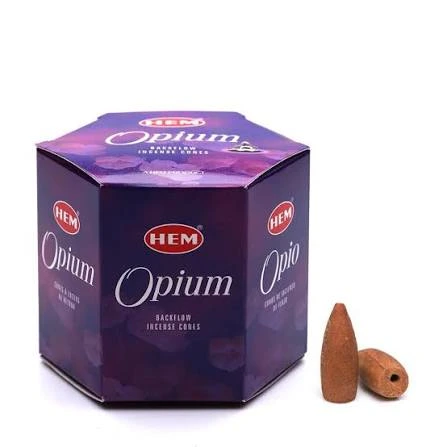 Encens Opium black flower