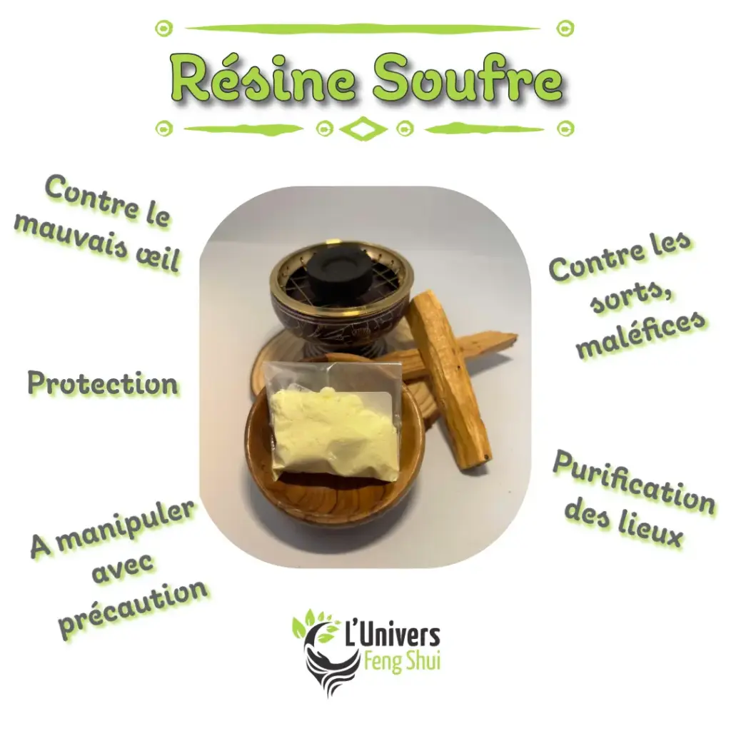 Encens résine Soufre 10gr