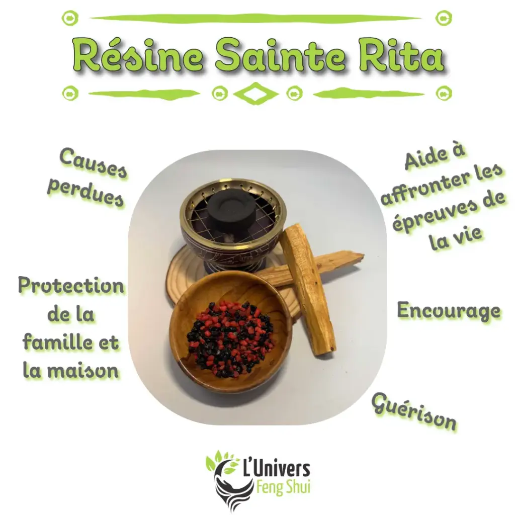 Encens résine Sainte Rita