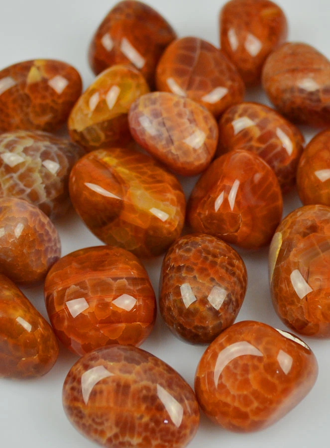 [MIN00006] Agate Feu roulée