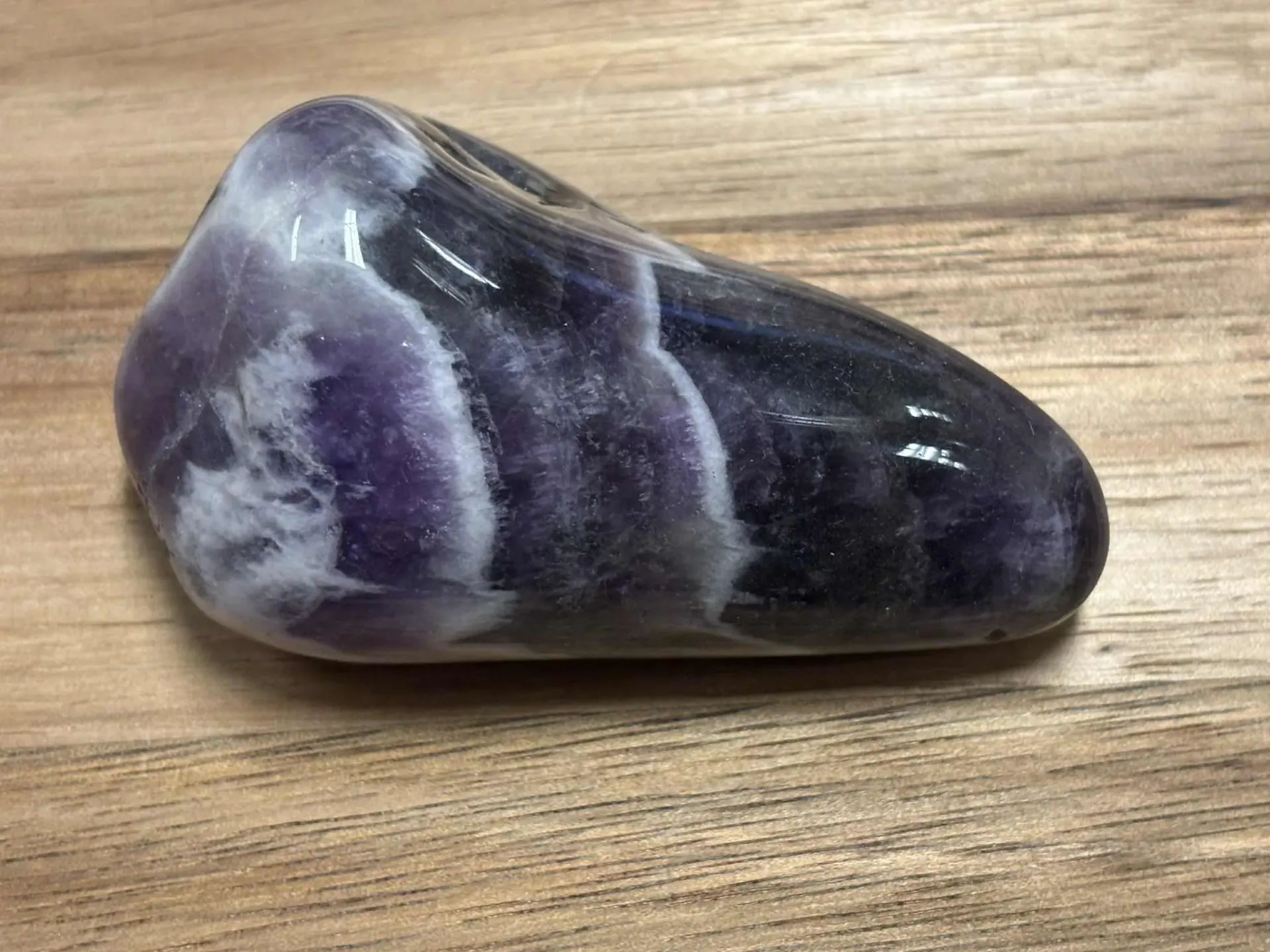 Améthyste chevron roulée