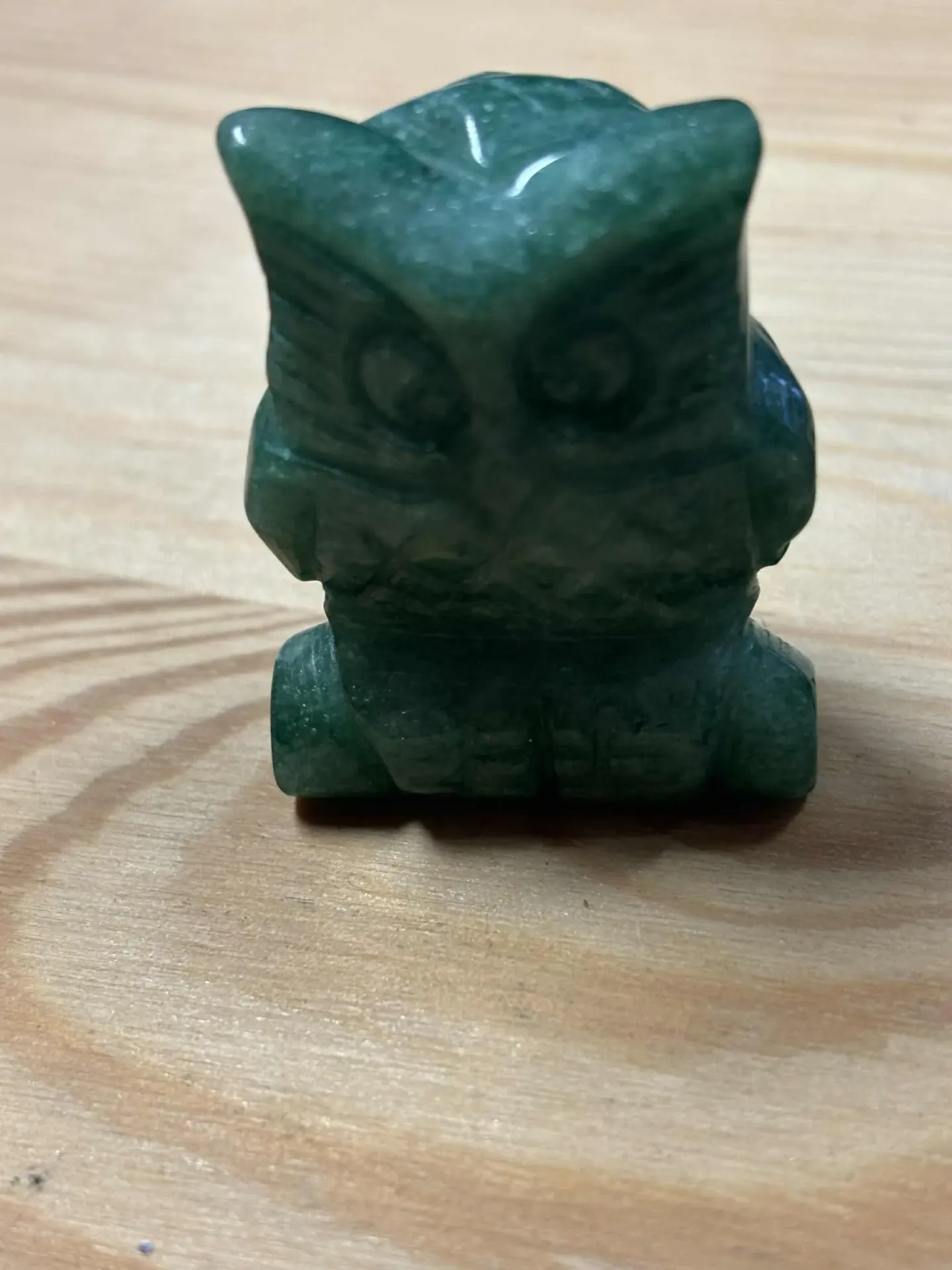 Aventurine verte hiboux