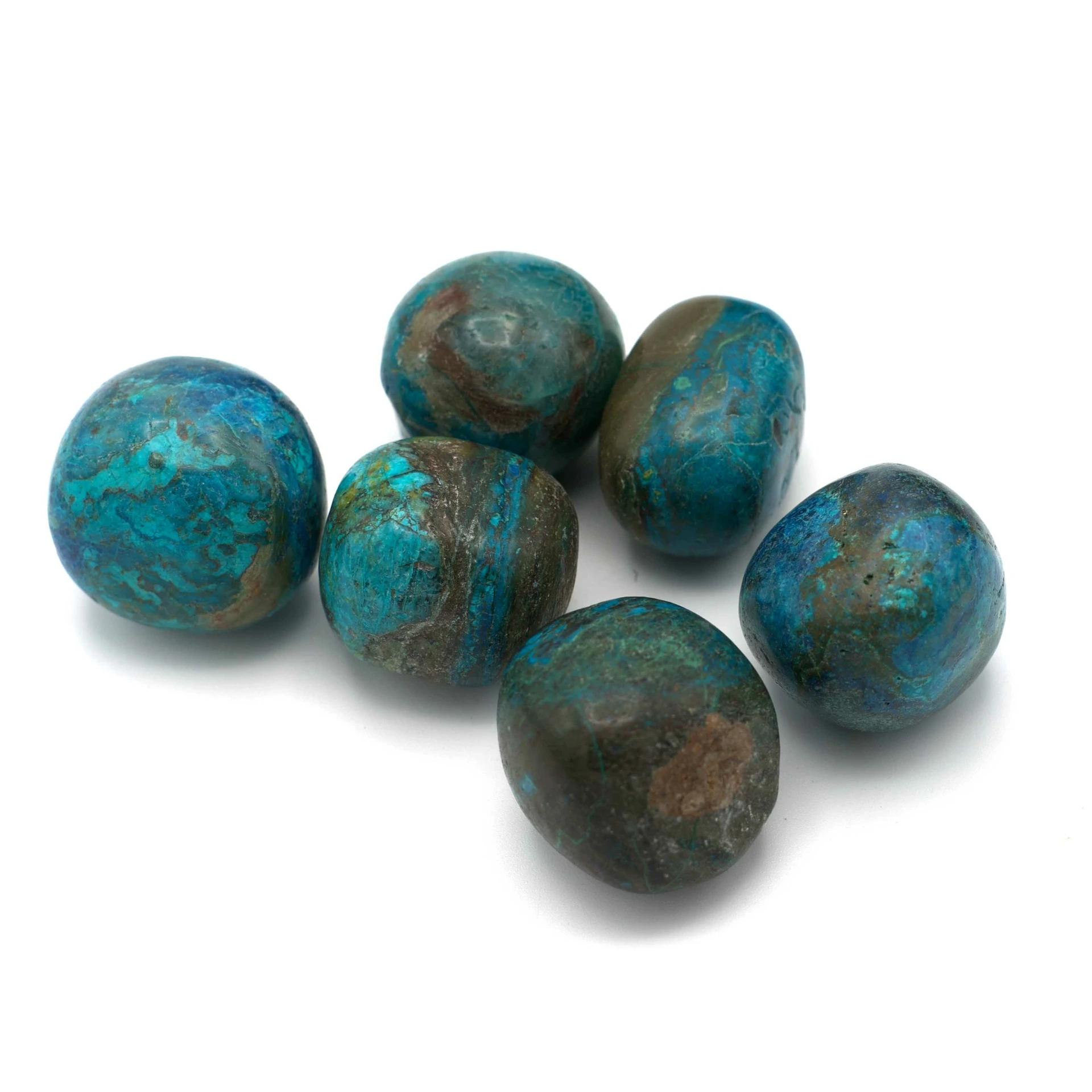 Azurite roulée