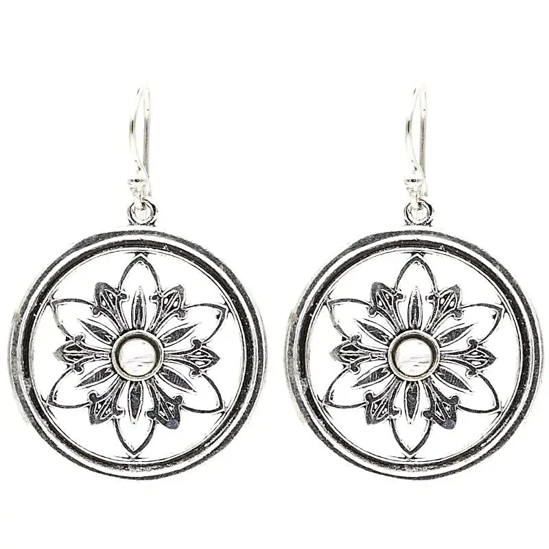 Boucle d'oreille Pierre de lune