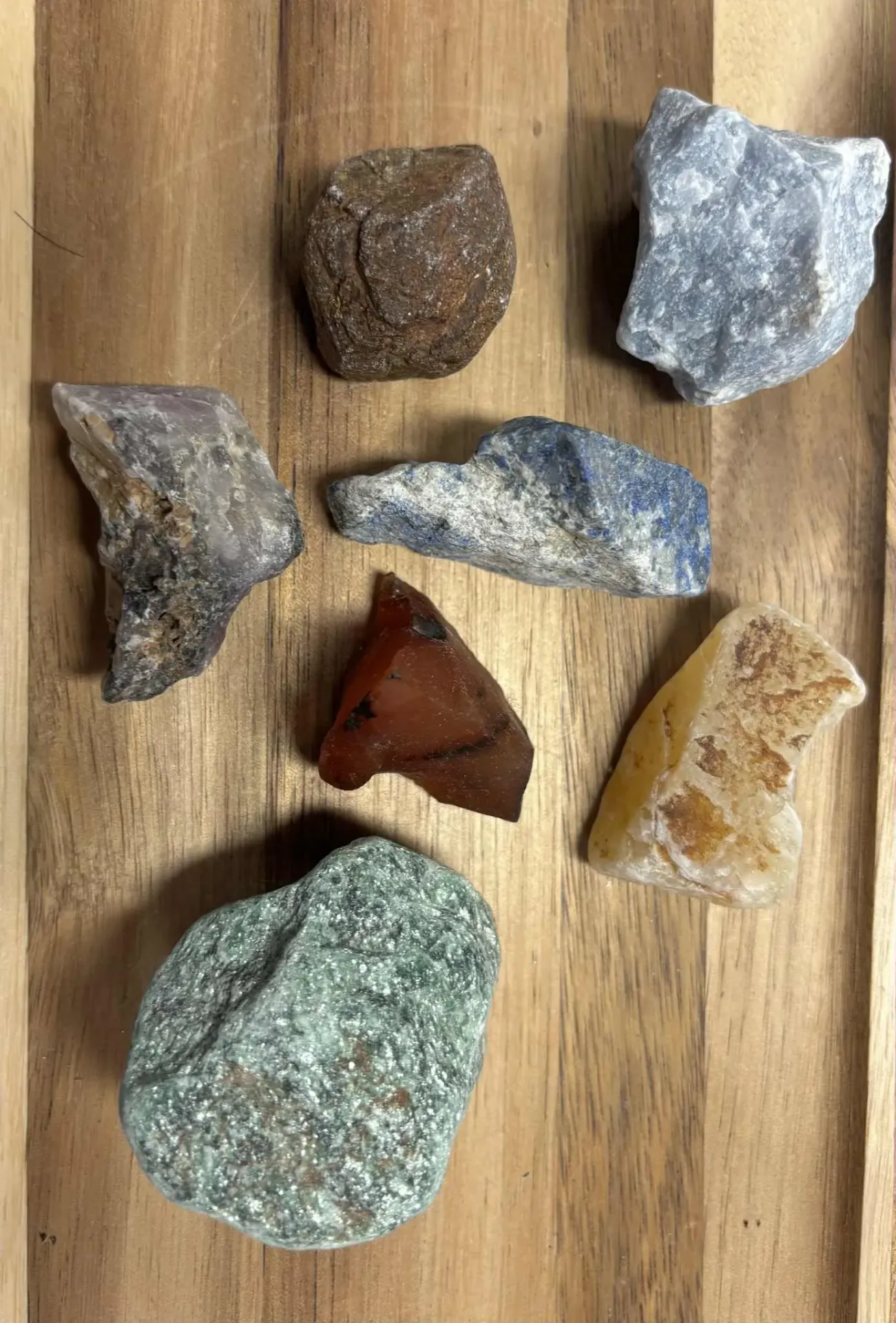 Chakras pierres brutes