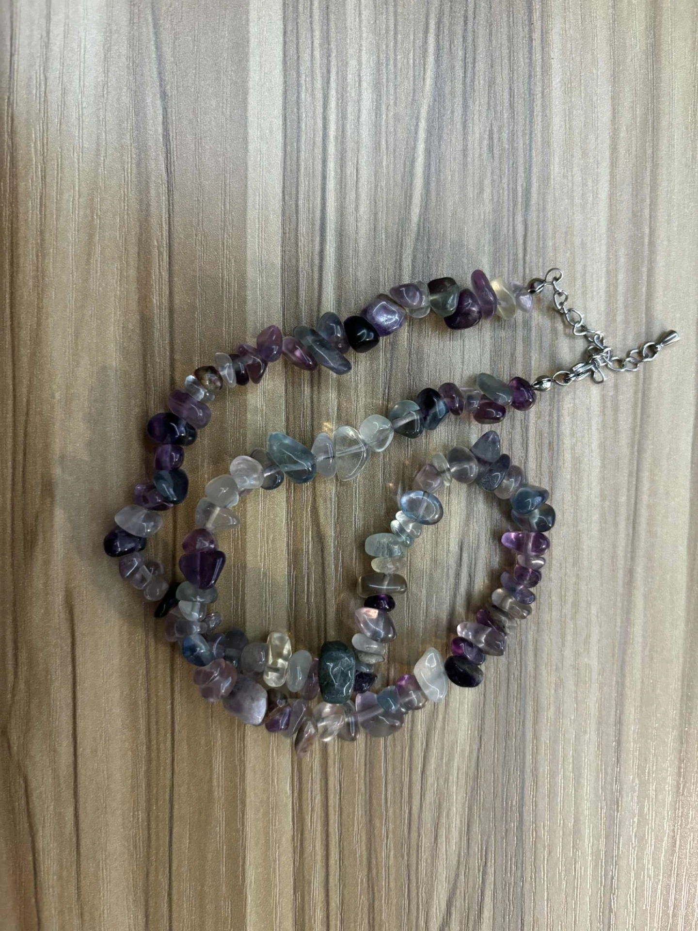 Collier baroque fluorite