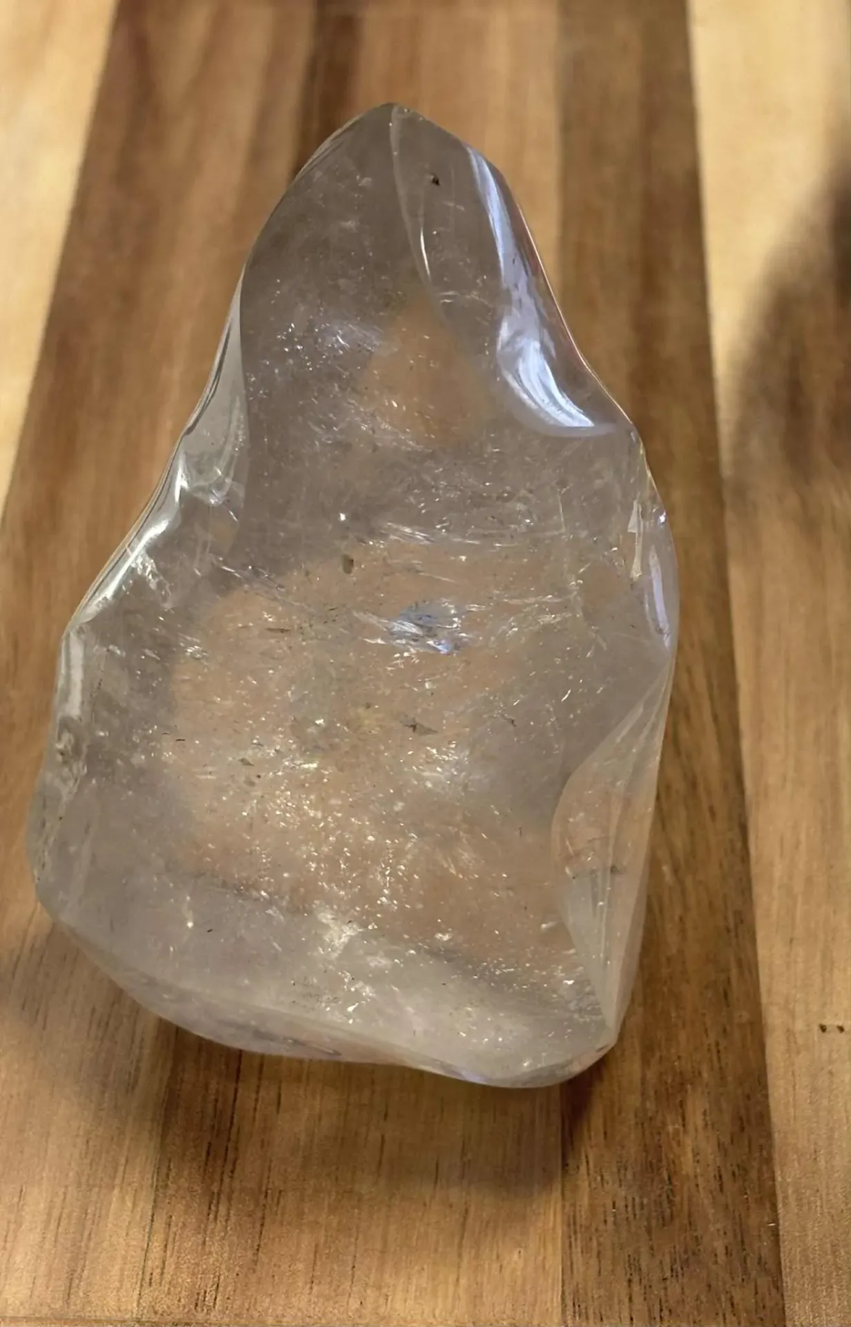 Cristal de roche flamme