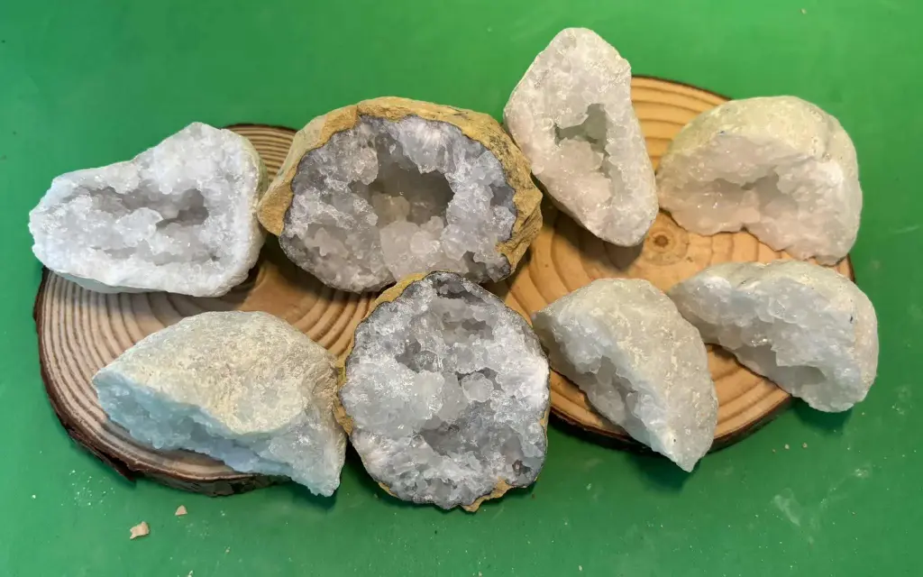 Cristal de roche géode