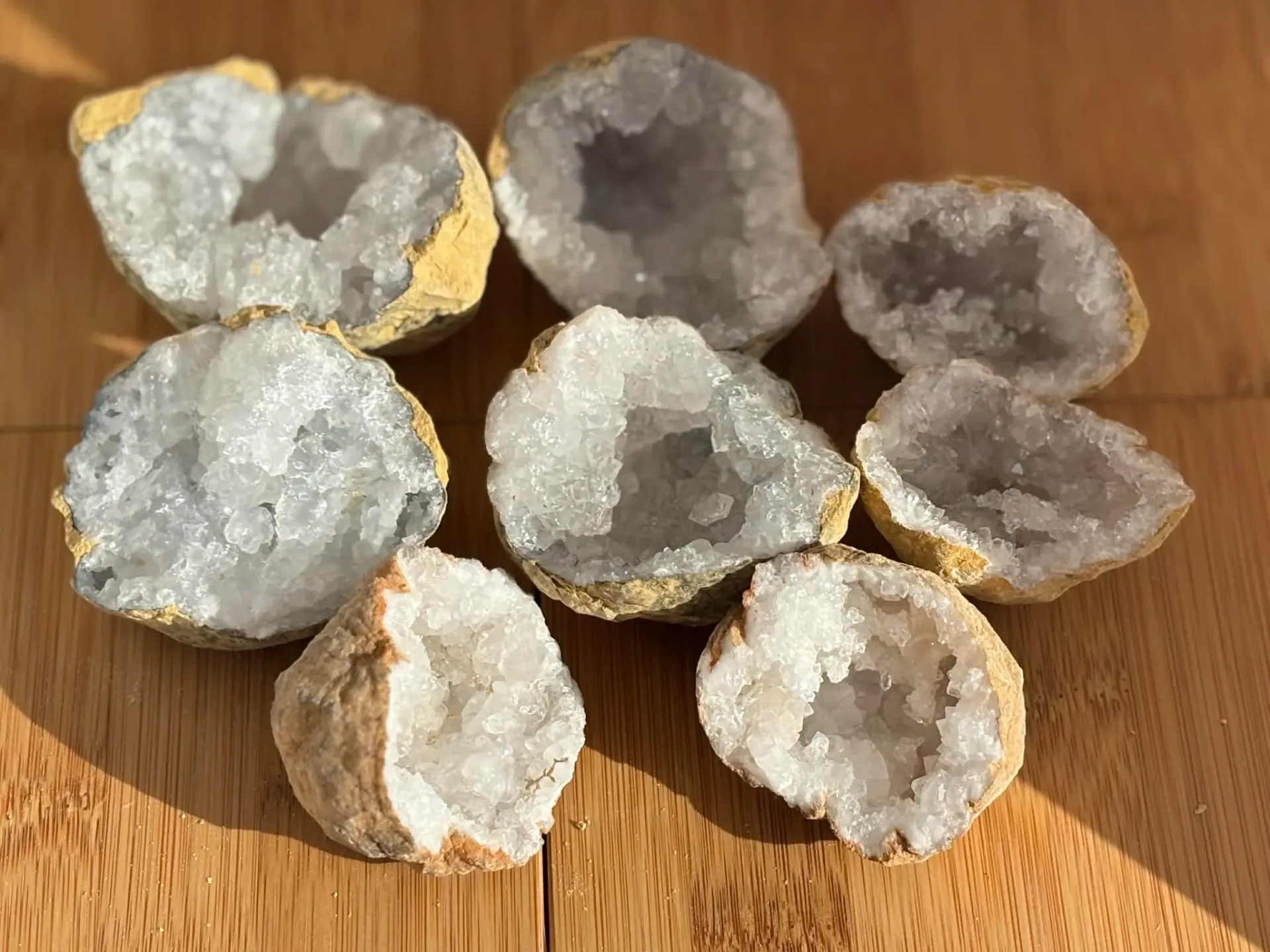 Cristal de roche géode