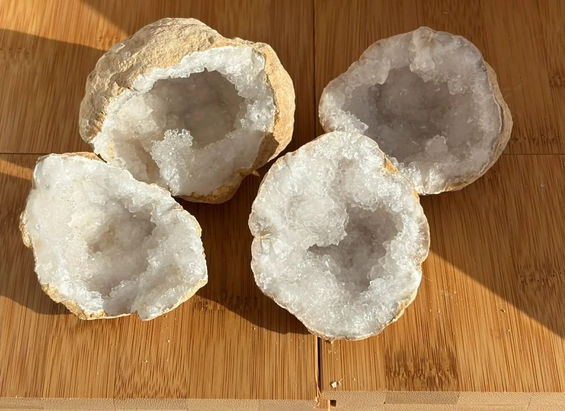 Cristal de roche géode