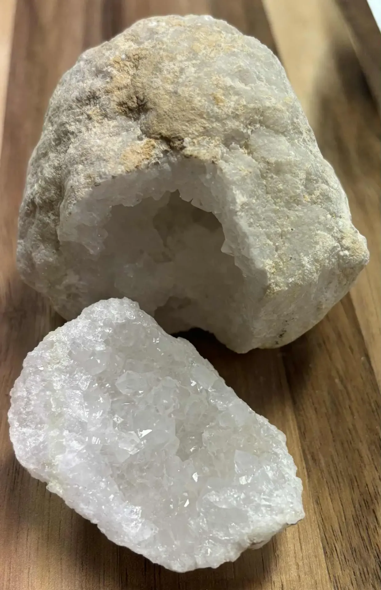 Cristal de roche géode