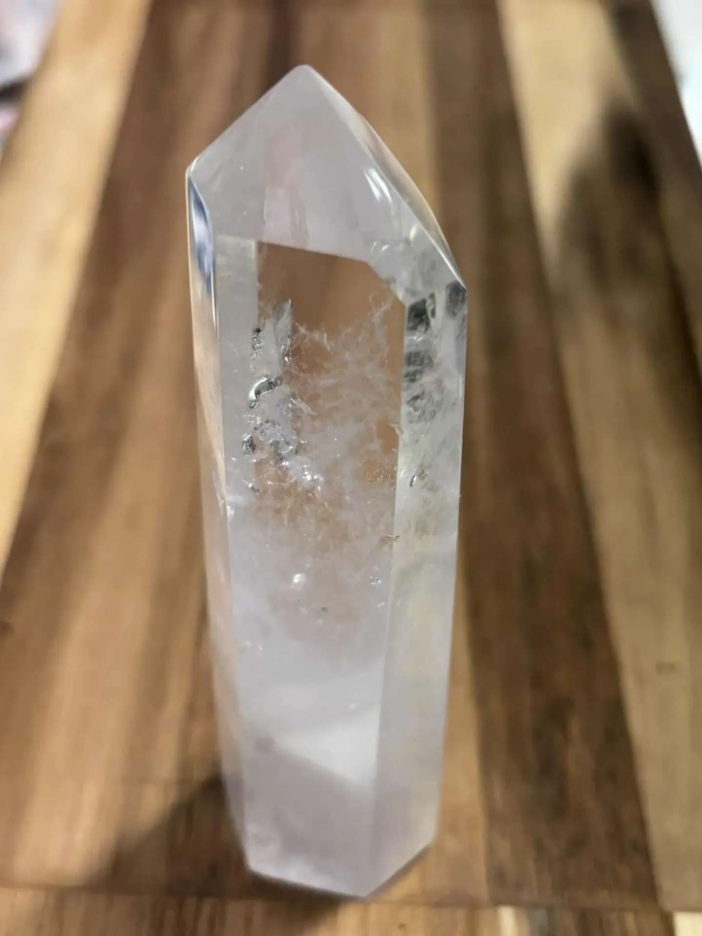 Cristal de roche pointe